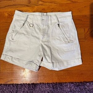 White House Black Market Classic White Cargo Shorts